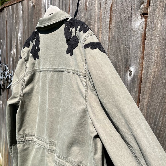 Lane Bryant military green utility army jacket  size 14/16 - Picture 15 of 17